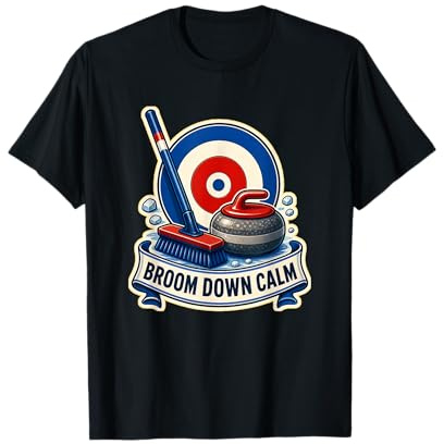 Broom Down Calm Curling T-Shirt