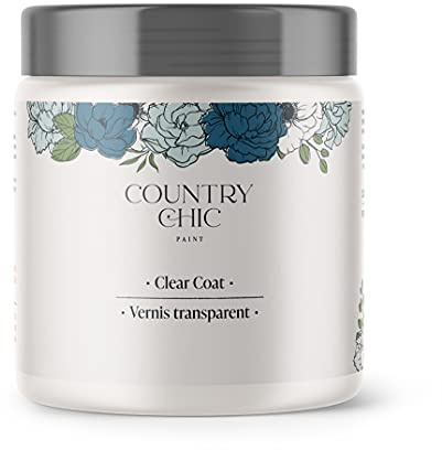 Clear Coat - Eco-Friendly Clear Satin Sheen Top Coat for Chalk Style Furniture Paint, Very Durable, Non Yellowing, Waterproof Sealant for High Traffic Furniture - Indoor/Outdoor - (4 oz)