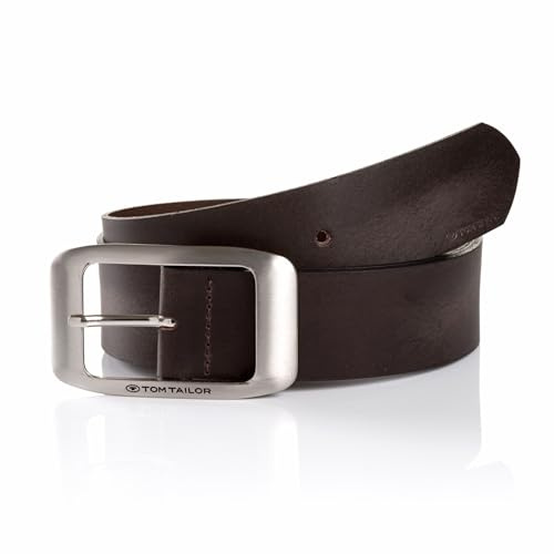 Tom Tailor Damen TTAMY Gürtel, Braun, 95