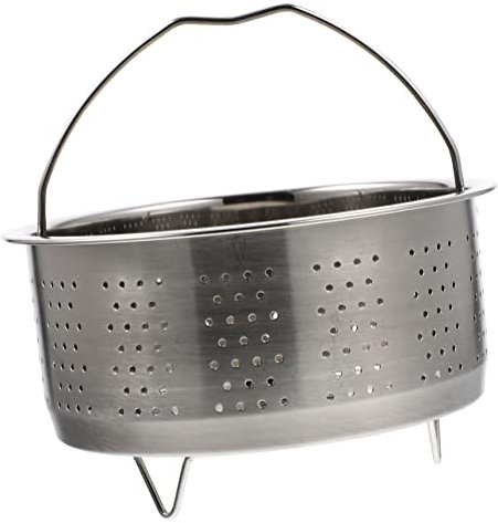 LIFKOME 304 Stainless Steel Steamer Basket Insert for Cooking Rice Vegetables and Dumplings 16.5cm Kitchen Accessory for Home Use Fast Steaming