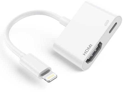 Lightning auf Klinke Adapter 【MFi Zertifiziert】 iPhone Adapter Kopfhörer iPhone Aux Adapter und Laden 3.5mm Audio Kabel Konverter 3,5‑mm-Kopfhöreranschluss Adapter für iPhone 14/13/12/11/X/XS/XR/8/7