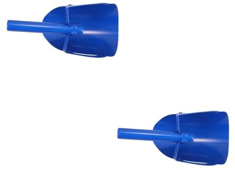 DIYEAH 2 Pezzi Di Pala Di Acciaio Carbonio Palette Per Da Giardino Paletta Per Terreno Sciolto Attrezzo Da Giardino Agricola Pala Da Vaso Blue