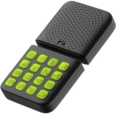Yunseity Funny Sound Maker, 16 Hilarious Sound Effects Machine with Wireless Remote Control, for Kids Adults Pranks Parties and Games (Black Green)