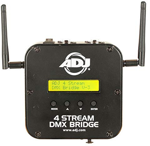 ADJ Products 4 Stream DMX Bridge WiFLY Wireless DMX Bridge for Wireless DMX Control 4ST100