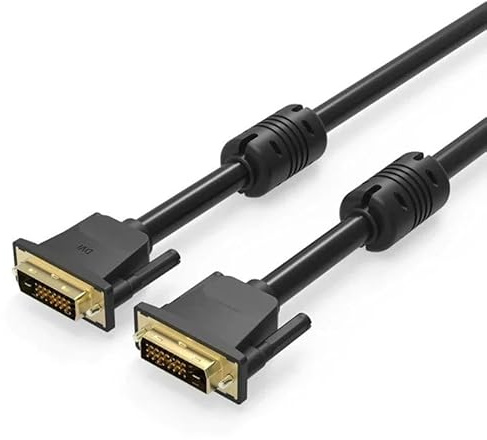 Watio Wave Conector DVI-D/M a DVI-D/M - cable de 1.5 m, negro, ideal para transmisión de video digital, alta calidad y durabilidad.*