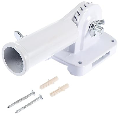 Abaodam Support Mural pour Hampe Drapeau Maintien Sécurisé pour Drapeaux Nationaux de Jardin et Windsocks Structure Stable et Polyvalente