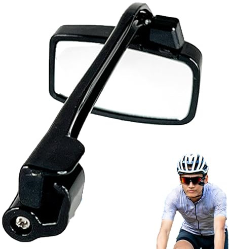 Espejo de casco de bicicleta - Mirrores de anteojos | Mirror de vista trasera | Gafas de sol Bike retrovisor | Gogles retrovisor múltiple ajustable | Herramienta de conducción de gafas de v