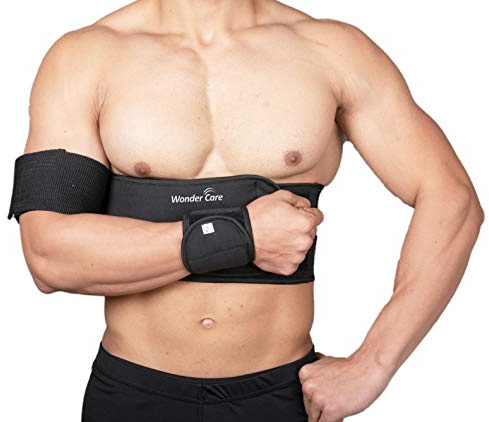Wonder Care Épaulière gauche droite noire pour immobiliser les épaules du bras ou du cou de clavicule, luxation osseuse