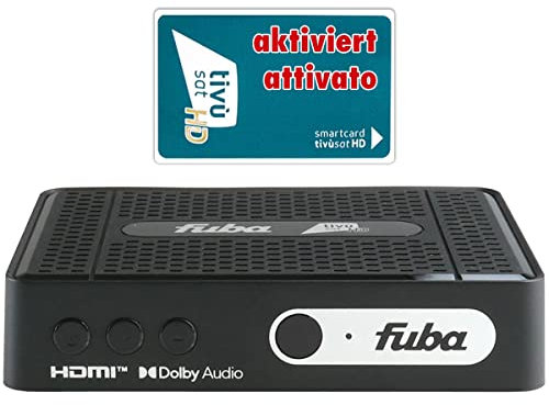 Decoder ODE718HEVC Classic HD Tivùsat Receptor satélite HDMI Dolby TVSat FUBA ODE718