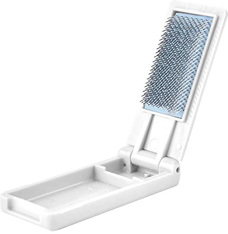 Brosse Chaussures Danse Pliable, Brosse pour Chaussures Danse en Plastique Chaussures Salle Bal Brosse à Semelle en Daim Chaussures Salsa Latine Semelle en Daim pour Fil d'acier(Blanc)