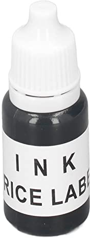 10ml Price Gun Ink Black Refill Carbon Ink Replacement for Labeling Machine Roller
