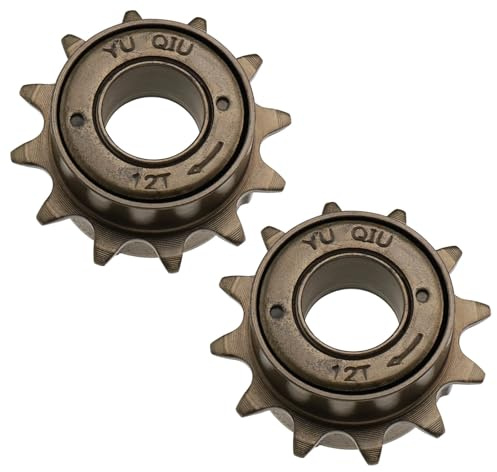 SG Store Piñón de rueda libre de una sola velocidad de 12 dientes de 34 mm de diámetro grande para bicicleta, piñón de inercia para bicicleta, accesorios para vehículos eléctricos