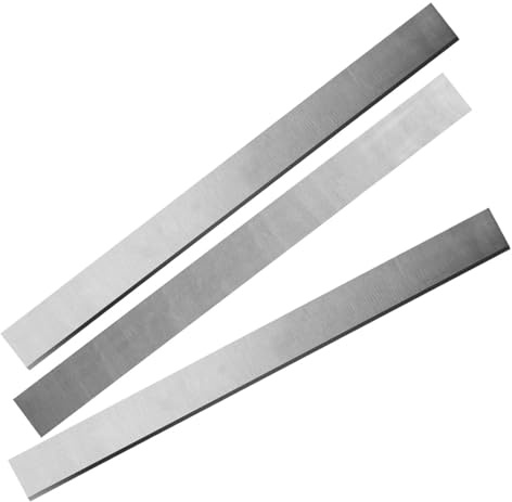 XZZQDZSWMN 3pcs 8inch Jointer Blades Resharpenable 203×25×3mm Planer TCT for Woodworking Thicknesser