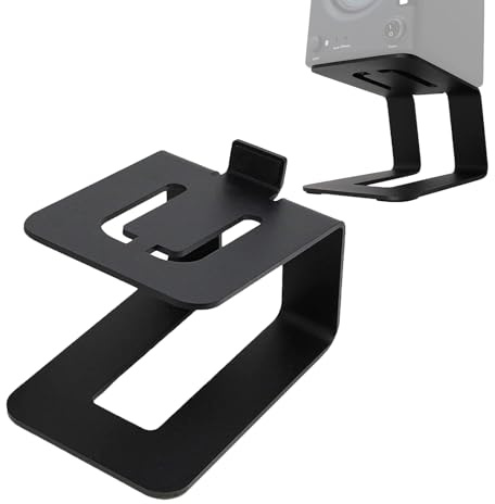Soporte para Monitor de Estudio, Soporte de Altavoz de estantería, Soportes de Metal, Soportes de Monitor para Escritorio, Altavoz de estantería Gruesa Stan-, monitores Que ahorran Espacio para