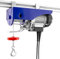 Pallit HOIST Seilwinde Elektrisch 230v Tragkraft 125kg | 250 kg (Einzel-/Doppelhaken) Elektrische Seilwinde inkl. Kabelfernbedieung mit 1,6 m Kabellänge Seilzug elektrisch