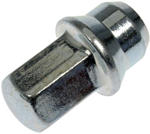 Dorman 611-181 Wheel Nut M12-1.50 Flattop - 19 mm Hex, 43.1 mm Length Compatible with Select Models, 10 Pack (OE FIX)