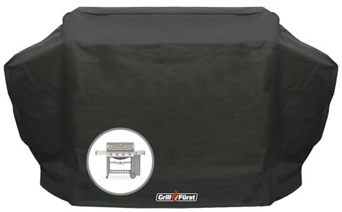 Grillfürst Grill Abdeckhaube - robuste Grill-Abdeckung 172 x 67 x 123 cm, wetterfest und wasserdicht, Abdeckung Gasgrill kompatibel mit Weber Genesis II/Broil King Imperial/Napoleon Prestige