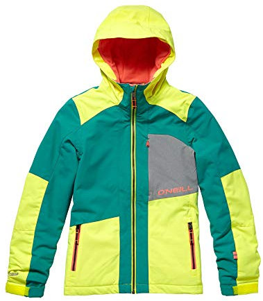 O'Neill Mädchen Kinder Snowboard Jacke Cascade Jacket Girls, Spring Grass, 152
