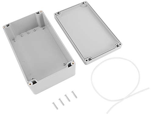 Scatola di Giunzione Elettronica,200×120×75mm Scatole Elettriche da Esterno,Scatola Elettrica Stagna,Scatola Derivazione Esterna,Plastica ABS Impermeabile IP65 Giunzione Custodia Elettrica Universale
