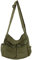 HUALEENA Umhängetasche aus Segeltuch für Damen, große Messenger-Taschen, Reise-Schultertasche, mehrere Taschen, Grün, Large