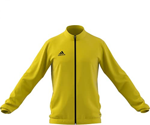 adidas Herren Entrada 22 Track Jacket, Team Yellow / Black, M