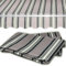 Wasserdichter, einziehbarer Terrassenmarkisenstoff, 250 cm, Ersatzdach für Fenstermarkisen im Freien, UV-beständiges Tuch für Terrasse und Balkon, ideal zum Klemmen von Markisen