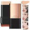 2 In 1- Luxury Anti-Wrinkle Foundation Stick, Korea Eraser Foundation Stick With Brush, Contour Stick Foundation Face Stick, Stick Foundation Makeup Eraser Korean Foundation Stick (Natural)