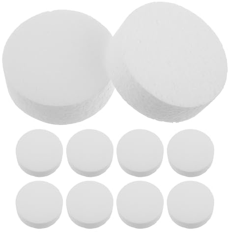 Cabilock 36 Discos de Espuma de Color para Manualidades, Cilindros de Poliestireno de 7,5 Cm para Bricolaje, Modelado y Decoración de Pasteles, Set de 36 Piezas para Proyectos Creativos