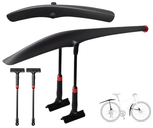 Guardabarros Bicicleta para Bianchi Cross Concept Dama Bianca Elle, Ajustables Guardabarros Delantero/Trasero Protector Salpicaduras Exterior Ciclismo,Road Bike