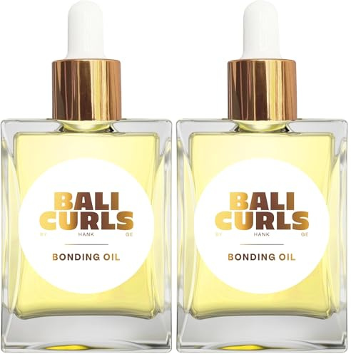 BALI CURLS Bonding Oil - Huile capillaire légère sans silicone - Huile hydratante pour cheveux bouclés - Hair Oil pour cheveux secs - Pour cheveux souples et brillants - 30 ml (Lot de 2)