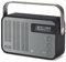 KitSound Classic DAB+/FM Wireless Portable Radio with Bluetooth and Alarm Function, Black/Grey