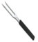 Victorinox Swiss Modern, Fourchette à découper professionnelle, Lame extra-tranchante, 15 cm, Manche plastique robuste, Acier inoxydable, noir