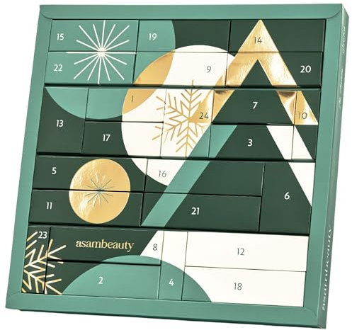 M. Asam asambeauty Adventskalender 2024 – Beauty Produkte im Wert von 174€, Vorfreude auf Weihnachten mit 24 Beauty-Überraschungen, Beauty Weihnachtskalender mit Skincare, Haarpflege, Körperpflege