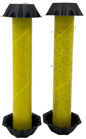 Repulseo® Fruit Fly Trap ✯Made IN UE✯, Effective Fruit Fly Killer indoor, Fruit Flies Catcher, Gnat catcher, Vinegar fly repellent for the kitchen [Natural and Insecticide-free Solution]