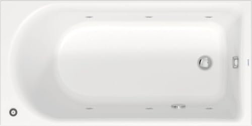 Duravit D-Neo baignoire à remous encastrée avec un dossier, 1500x750 mm, 760471000JP1000