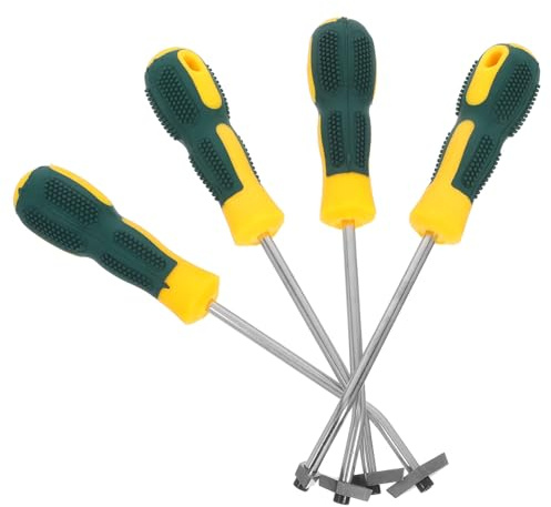 LOORGVEL 4 piezas Herramientas para Eliminar Juntas de Azulejos Acero Tungsteno Raspador Ergonómico para Limpieza Precisa de Lechada Baños Suelos y Paredes de Cerámica