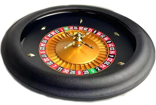 NZVZGKTNTW Rueda De Ruleta De Alto Brillo De Lujo De Grado Casino De 18, Juego De Ruleta con Rueda De Ruleta De Diseño Doble Cero con 2 Bolas De Ruleta For Juego Nocturno En Casa