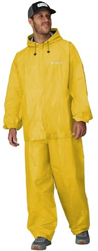 FROGG TOGGS Men's Ultra-lite2 Waterproof Breathable Protective Suit Rainwear, Bright Yellow, L UK