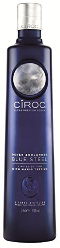 CIROC Blue Steel Snap Frost Vodka, Zoolander Limited Edition Bottle, 70 cl