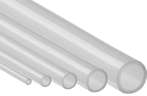 sarian Silikonschlauch Meterware Industriequalität -60°C bis 200°C Schlauch transluzent Innendurchmesser x Außendurchmesser,viele Größen, 1 Stück = 1 Meter (2x4mm)