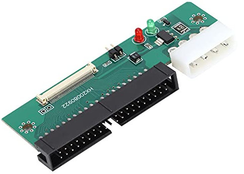cigemay CE ZIF to IDE Adapter, 1.8 Inch CE ZIF Micro Drive to 3.5 Inch IDE 40 Pin Adapter with 2 Flat Cables compatible with HITACHI/ ZIF Hard Drive
