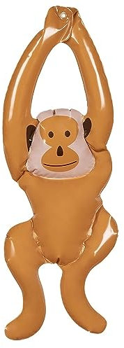 Boland 52177 - Singe gonflable, 61 cm, Jouet aquatique, Décoration, Décoration de fête pour piscine, fête d'été et fête à thème