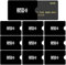 10 Stück RFID Blocker Kartenhülle,Kreditkartenhülle RFID Schutz,Kreditkartenetui RFID Schutz,RFID Schutzhülle,Kartenschutz,für Damen und Herren,6.2×9.2cm (Schwarz)