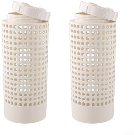 Feegow Bidoni per compostaggio da giardino, compostiera sotterranea per insetti, tubo salvaspazio con coperchio di sicurezza, bidoni per compost da giardino, per rifiuti esterni per letti rialzati (2