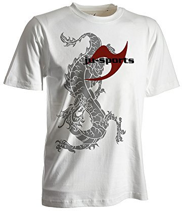 Ju-Sports Dark-Line T-Shirt Ryuu weiß (S)