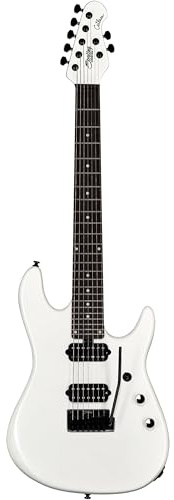 Sterling by Music Man Jason Richardson Cutlass 7 Pearl White - E-Gitarre