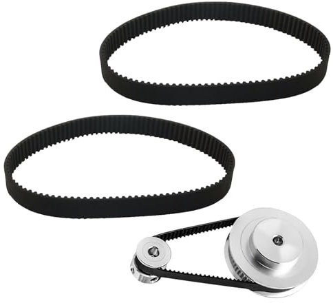 Cintura GT2 Senza Fine, Cinghia Dentata GT2, GT2 Cinghia Dentata ad Anello Chiuso, Cinghia Dentata in Gomma, Cinghia di Trasmissione a Ciclo, per la Stampante 3D, 2GT-320 6mm, 2PCS