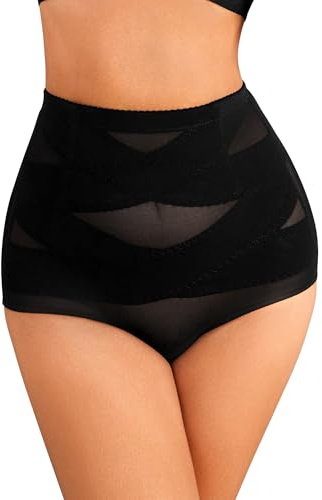 DIGZ Fajas Reductoras Mujer Braga Faja Reductora Adelgazante Cintura Alta Abdomen Sin Costuras Invisible Faja Postparto Recuperación