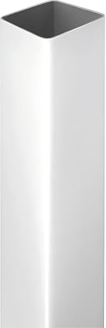 Qdyzpp 5 in. x 5 in. x 8 ft. White Vinyl Fence Post