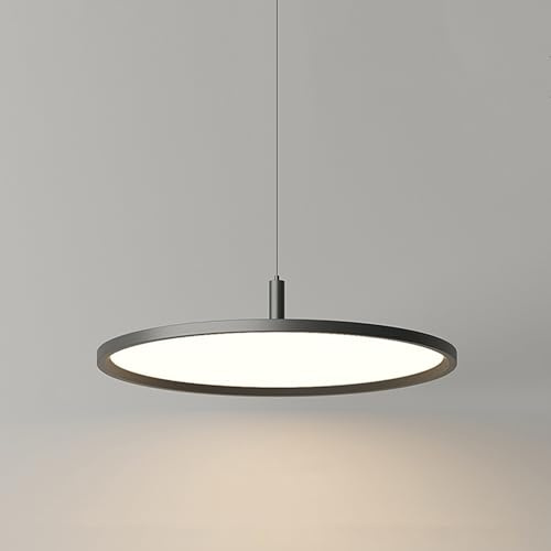 KXEcoLife Lámpara Colgante LED Moderna Redonda de 36 W, luminaria para Isla de Cocina, lámparas de suspensión nórdicas, candelabros Circulares para Dormitorio, Pasillo, área de Bar, Sala de